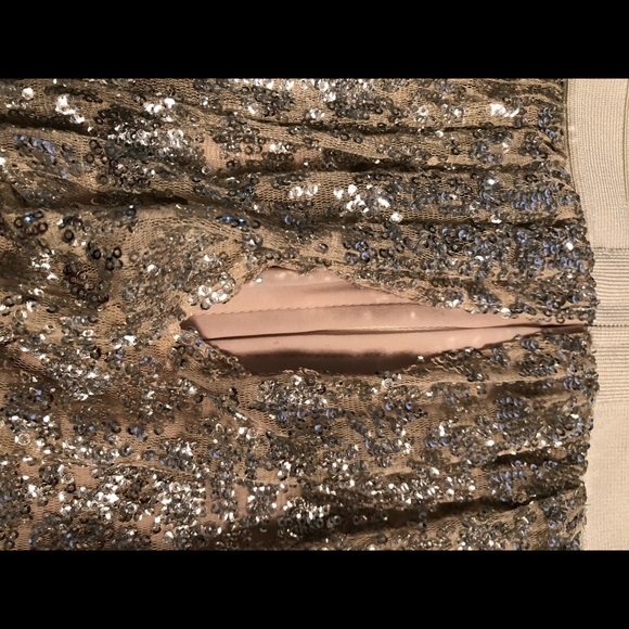 Erin erin fetherston Antoinette Dress Sequined Fit and Flare Dress Size Small - Picture 12 of 12